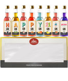 Happy 21st Birthday Gin Selection Gift Set - 8 Gin Flavour Varieties - (Pack of 8)