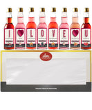 Premium Miniature Flavoured Cocktails Tasting Gift | I Love You Selection Box | 40ml Each (Pack of 8)