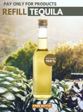 Refill Tequila - Free Recycled Glass Bottle