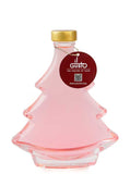 Pink Gin in 3D Christmas Tree Shaped Glass Bottle - 200ML - 40%Vol