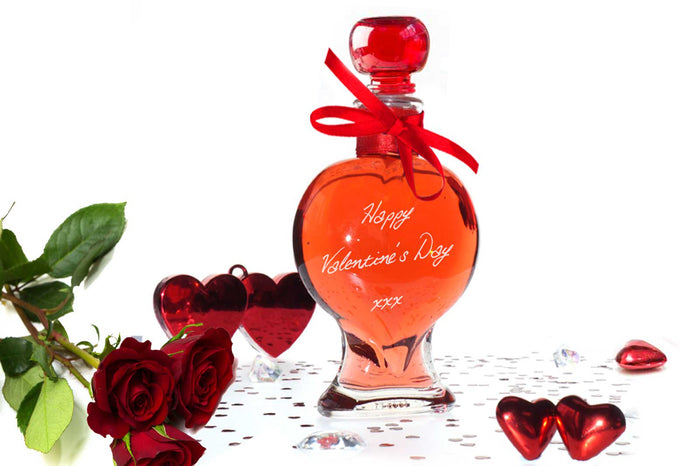 Heart Decanter 200ml with Blood Orange Vodka 17.5%