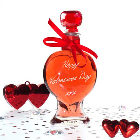 Heart Decanter 200ml with Blood Orange Vodka 17.5%