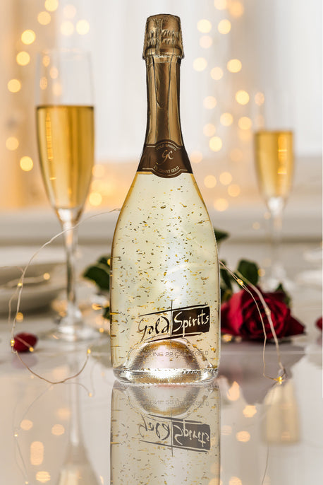 Sparkling Gold Cuvee Original with edible 22 carat gold flakes Collection